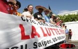 Manifestation dans les rues de Saint-Denis à l'appel de l'intersyndicale, de l'UNEF et de la FCPE