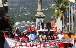 Manifestation dans les rues de Saint-Denis à l'appel de l'intersyndicale, de l'UNEF et de la FCPE