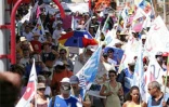 Manifestation dans les rues de Saint-Denis à l'appel de l'intersyndicale, de l'UNEF et de la FCPE