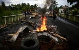 Sur le pont de La Boucan, en Guadeloupe, le 30 novembre 2021 