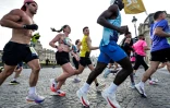 Les concurrentes et concurrents du marathon de Paris, le 12 avril 2026