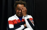 Yannick Noah lors de la demi-finale de la Fed Cup France-USA à Aix en Provence le 20 avril 2018
