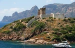 Le fort de Girolata, dans la réserve de Scandola, le 12 juillet 2019