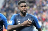 Le défenseur français Samuel Umtiti, à Saint-Petersbourg, le 10 juillet 2018