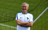 Didier Deschamps lors de l'entraînement des Bleus le 9 juillet 2016 à Clairefontaine-en-Yvelines