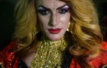 Le travesti cubain Cindy au centre culturel Mejunje de Santa Clara, le 26 août 2018