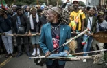 Manifestation du mouvement March and March pour le départ d'Afrique du Sud des étrangers en situation irrégulière, le 30 juin 2026 à Durban 