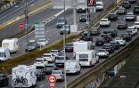 Des bouchons le 4 août 2023 sur l'A7 au sud de Lyon