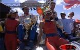 Dimanche 4 septembre 2005 -

Pascal Ardouin et son co-pilote Christian Paris ont fêté dignement cette victoire et le titre de Champion 2005 (Photo J.P.)