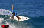 Le Réunionnais Jérémy Florès champion de France et d'Europe minimes de surf. Il est l'un des grands espoirs mondiaux de la discipline
