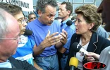 Jeudi 22 janvier 2004
Brigitte Girardin, ministre de l'outre-mer et Pierre André Wiltzer, ministre délégué à la coopération régionale en visite à La Réunion