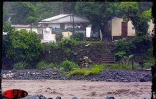 Le cyclone Hary est passé à proximité de La Réunion le mardi 12 mars 2002. les fortes précipitations ont  coûté à la vie à un homme qui tentait de traverser le radier submergé du Chaudron à Saint-Denis (Nord).