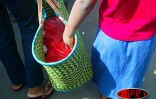 Image de sac au marché forain