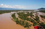 Samedi 25 mars 2007 -
La ville de Maroantsetra et  sa région ont été inondées suite au passage du cyclone Indlada