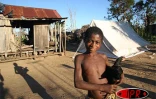 Samedi 25 mars 2007 -
La ville de Maroantsetra et  sa région ont été inondées suite au passage du cyclone Indlala