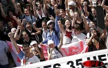 Jeudi 10 mars 2005 - 
Manifestation des syndicats du public et du privé contre la politique du gouvernement