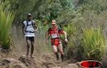 Vendredi 20 octobre 2006 -

Grand raid 2006 - Wilfrid Oulédi (La Réunion) au coude à coude avec  Christophe Jacquerod (Suisse) dans Mafate