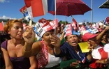 Lors de la visite officielle du président de la République, Jacques Chirac, à La Réunion le jeudi 17, le vendredi 18 et le samedi 19 mai 2001