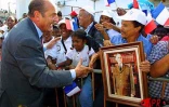 Lors de la visite officielle du président de la République, Jacques Chirac, à La Réunion le jeudi 17, le vendredi 18 et le samedi 19 mai 2001
