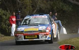 Samedi 3 septembre  2005-

Sabir Gany a été malheureux, ne fois de plus cette saison, la boite de vitesse de sa Subaru a cassé (Photo J.P.)
