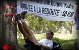 Les concurrents du Grand raid 2002 traversent la région montagneuse de Kervegen dans le Sud de l'île