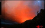 15 janvier 2002. L'union de l'eau et du feu au lever du soleil