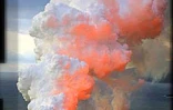 15 janvier 2002. L'union de l'eau et du feu au lever du soleil