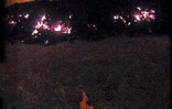 15 janvier 2002. L'union de l'eau et du feu au lever du soleil
