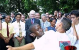 Le Premier ministre Lionel Jospin en visite officielle à La Réunion du jeudi 25 janvier au samedi 27 janvier 2001.