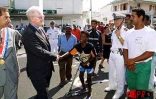 Le Premier ministre Lionel Jospin était en visite officielle à La Réunion du jeudi 25 janvier au samedi 27 janvier 2001