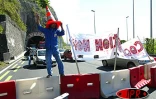 Mardi 3 juin 2003 -
Des affrontements ont opposé les manifestants et les forces de l'ordre