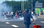 Mardi 3 juin 2003 -
Des affrontements ont opposé les manifestants et les forces de l'ordre