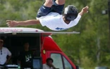 Compétition de roller, skate et BMX à l'Étang Salé le 30 juin 2002