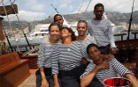 Mardi 3 juillet 2007 -

La Boudeuse à son arrivée à Monaco avec 6 Réunionnais à son bord