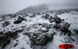 Mardi 10 octobre 2006 -
Phénomène exceptionnel, il a neigé sur la région du volcan