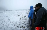 Mardi 10 octobre 2006 -
Phénomène exceptionnel, il a neigé sur la région du volcan
