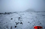 Mardi 10 octobre 2006 -
Phénomène exceptionnel, il a neigé sur la région du volcan