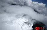 Mardi 10 octobre 2006 -
Phénomène exceptionnel, il a neigé sur la région du volcan