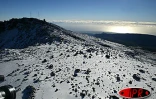 Dimanche 3 août 2003
Spectacle exceptionnel du volcan et du Piton des Neiges sous la neige glacée
