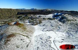 Dimanche 3 août 2003
Spectacle exceptionnel du volcan et du Piton des Neiges sous la neige glacée