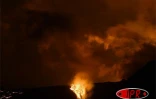 Mardi 27 décembre 2005 -
Colère nocturne pour le piton de la Fournaise