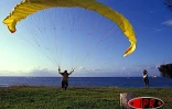 Image de parapente au-dessus de La Réunion