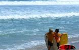 Image de plage réunionnaise en plein hiver austral