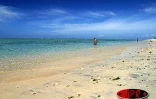 Image de plage réunionnaise en plein hiver austral