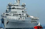 La Jeanne d'Arc est en escale au port de la Pointe des Galets