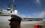 La Jeanne d'Arc est en escale au port de la Pointe des Galets