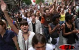 Samedi 30 juin 2007 -
La Gay pride 2007 à Paris - La Réunion a participé à la manifestation pour la première fois