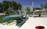 Barque de pêche sur la plage de Ramena
