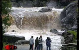 Le cyclone tropical Ando, qui a frôlé La Réunion le samedi 6 janvier 2001, a amené de fortes précipitations dans son sillage