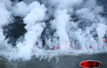 Mercredi 4 avril 2007 -

L'éruption redouble d'intensité. Les risques d'ouverture d'une faille hors enclos et d'un effondrement du Dolomieu sont sérieusement envisagés
